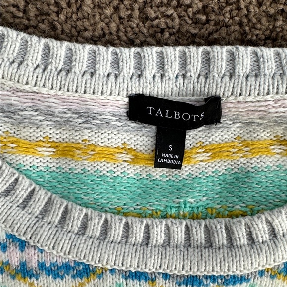 Talbots Multicolor Sweater - Picture 2 of 4